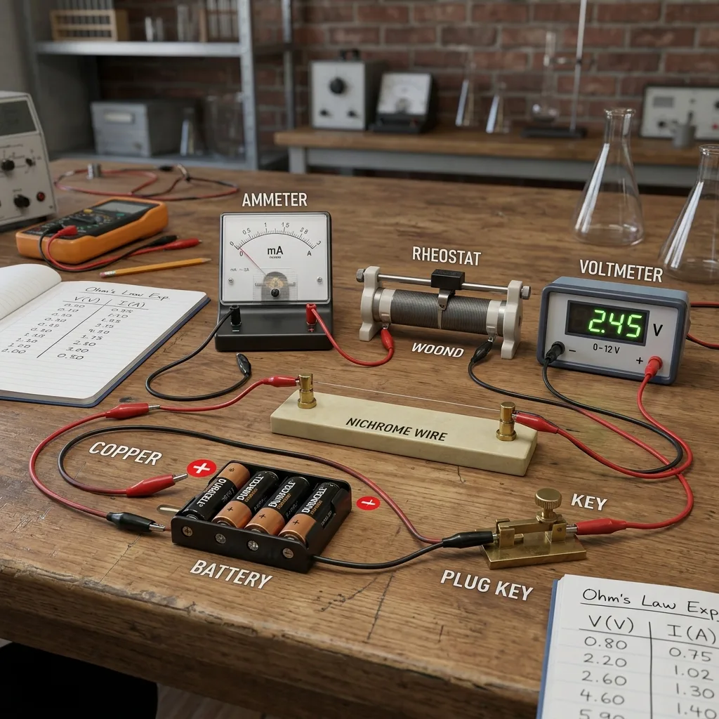 3D Ohm's Law Circuit Setup