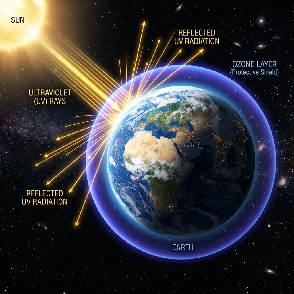 3D Ozone Shield Surrounding Earth